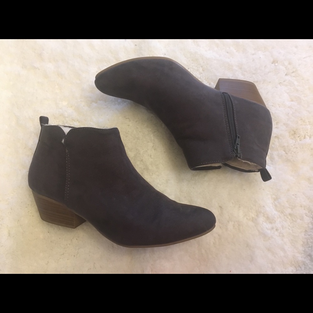 Brown Suede With Fleece